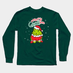 Merry Grinchmas bunny Long Sleeve T-Shirt